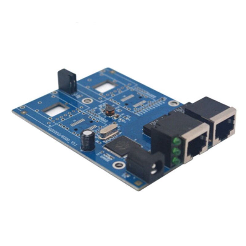 Gigabit Ethernet Fiber Switch 2 RJ45 UTP 2 SC Fiber Gigabit Fiber Optical Converter 2SC 2RJ45 Ethernet 10/100/1000M PCB