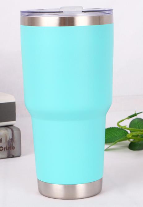 Gobelet en acier inoxydable à Double paroi | Isolation sous vide, tasse à café de voyage 30oZ: Lightblue
