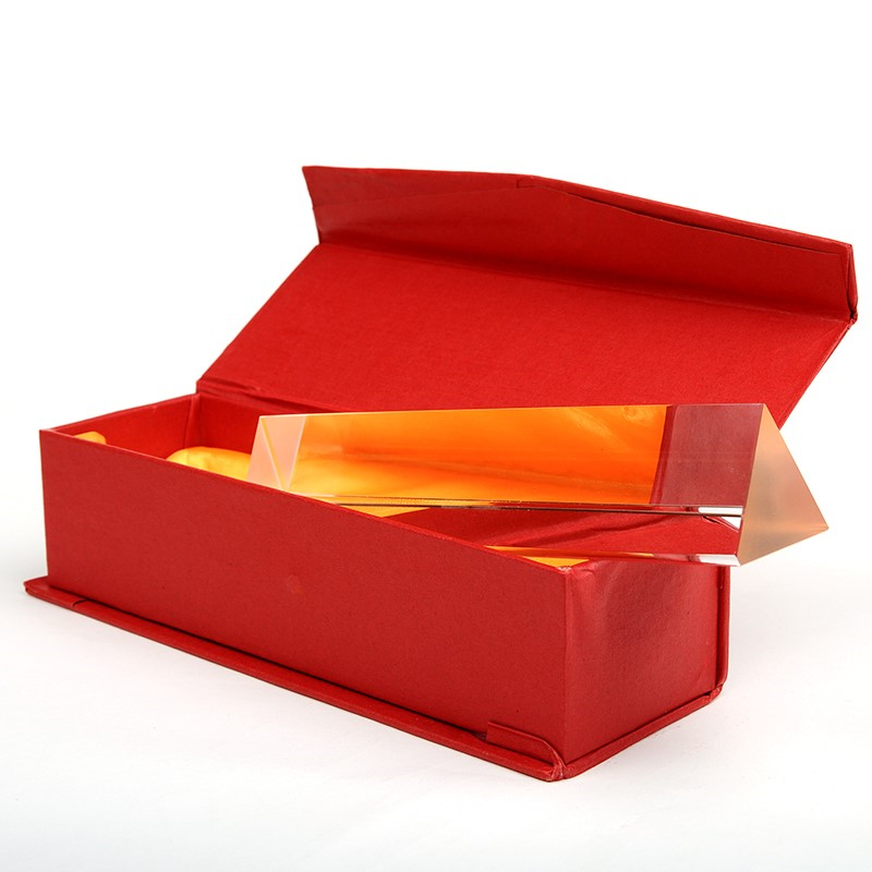 20X3X3X3cm K9 Crystal Optical Glass Triple Triangular Prism Refractor Physics Experiment Educational Tools