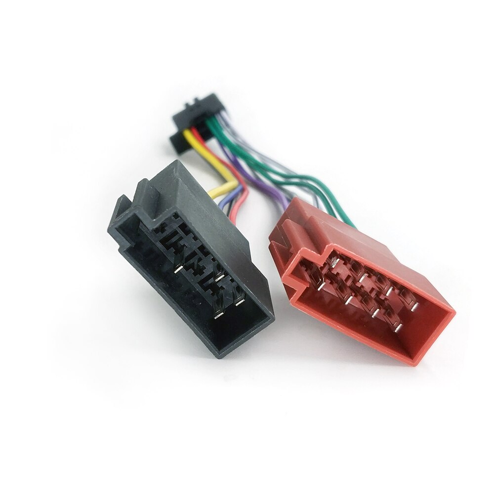Bilstereo iso ledningsnetadapter 16 -pin port til pioneer radio til iso 8+8 stik mini iso stik stik