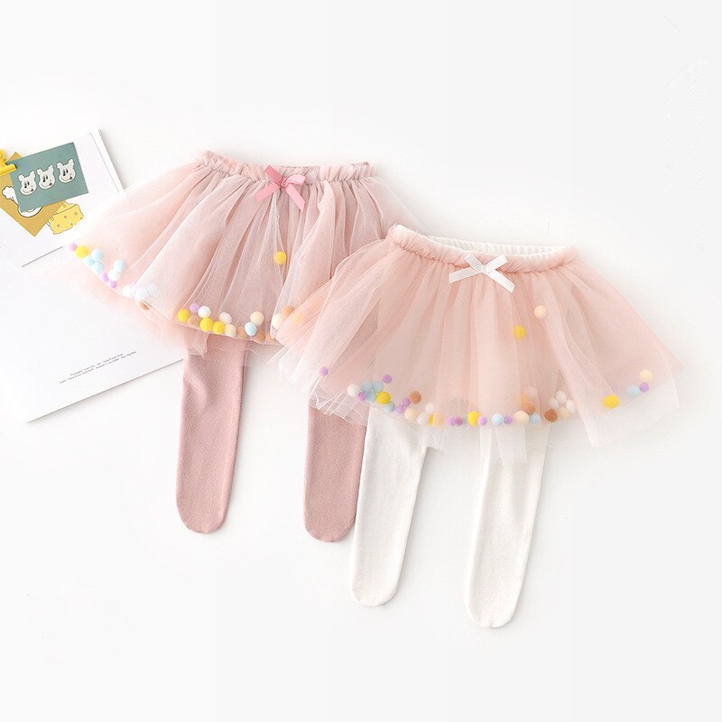 2 Stks/partij Baby Kousen Pasgeboren Baby Panty Peuter Rok Stijl Kinderen Meisjes Panty Katoen Warm Panty Kinderen Kousen 0-24M