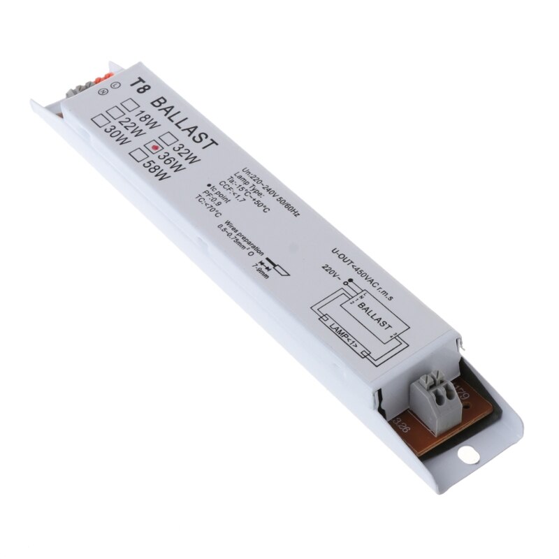 220-240V AC 36W Wide Voltage T8 Electronic Ballast Fluorescent Lamp Ballasts #Sep.07