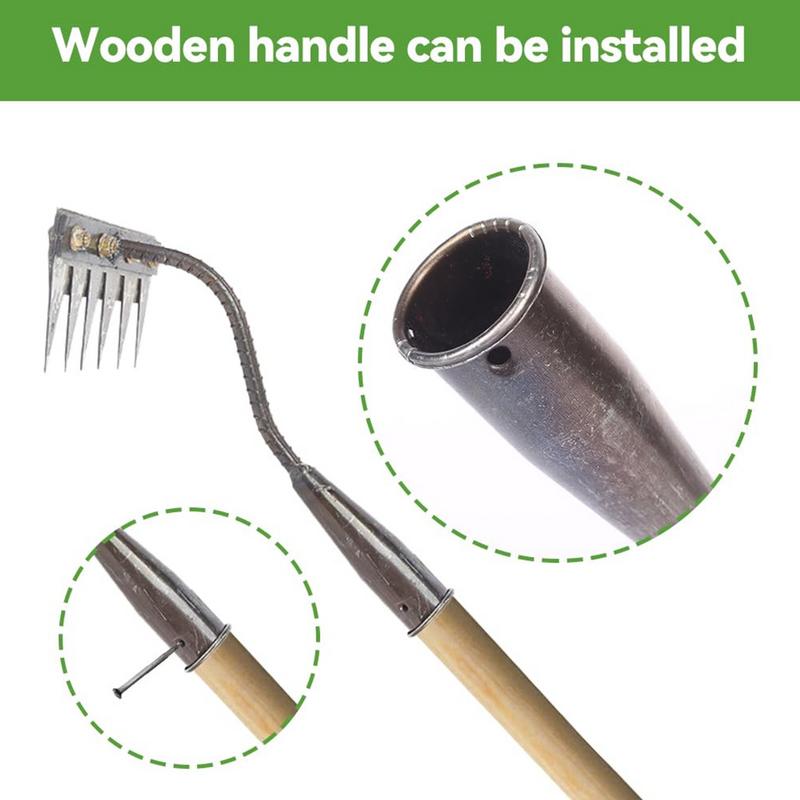 Extracteur de désherbage de jardinage, outil de désherbage manuel détachable, griffe de jardin, outil de désherbage ergonomique efficace