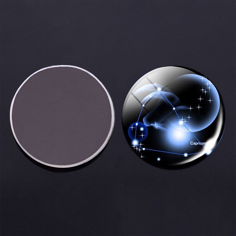 12 sterrenbeeld koelkastmagneet dierenriem glas bol rond magnetische koelkaststickers koelkastmagneet huisdecoratie: Steenbok