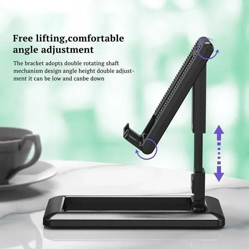 Foldable Desk Phone Holder Mount Stand Adjustable Phone Holder Desktop Holder