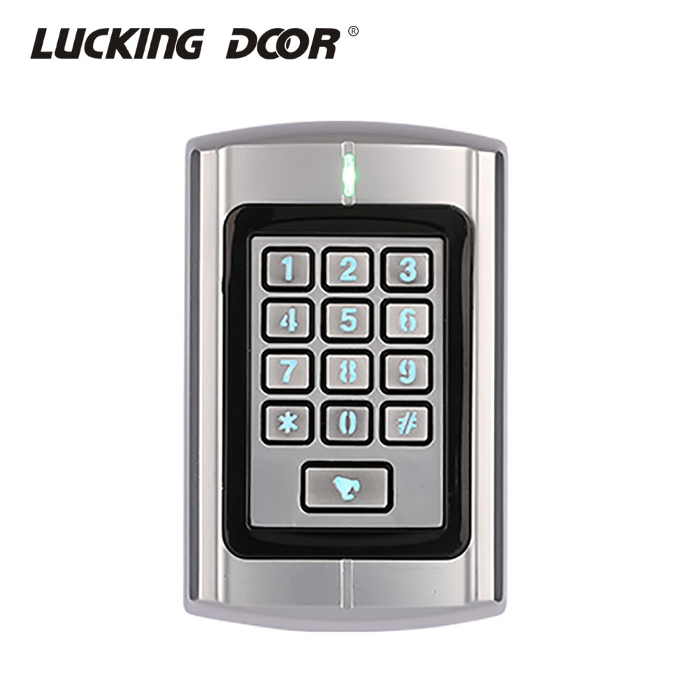 Metal Waterproof IP65 125KHZ Rfid Access Control Machine Keypad 1000 Users13.56MHZ IC Card Door Access Control System RT380