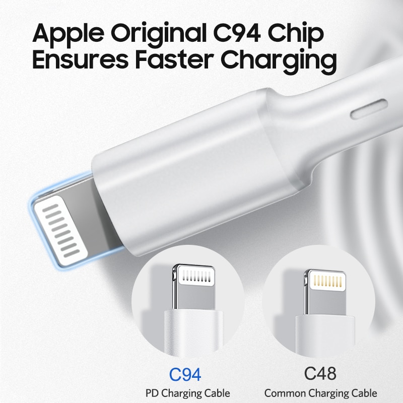 Benks MFi PD Kabel Typ C Für Apfel Hafen Schnelle Ladekabel Für iPhone X/Xs/Xr/ 8 Plus PD Energie Adapter USB C Kabel Für iPad Profi