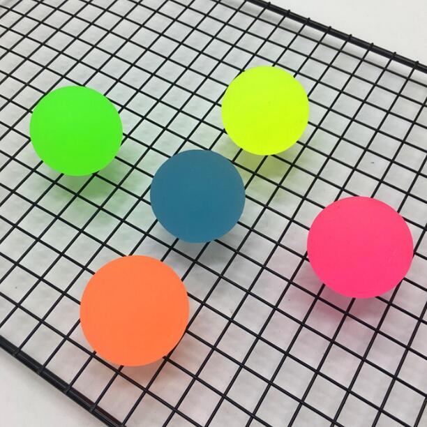 12Pcs/lot Luminous Moonlight High Bounce Toy Balls Kids Party Favor Decoration Kids Glow in the Dark Bouncing Ball GYH