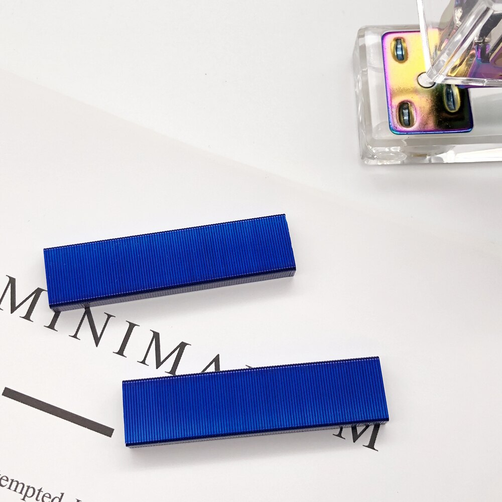 4 Box Blue Staples Standard Stapler Refill 26/6 Size 3800 Staples for Office School Stationery Supplies