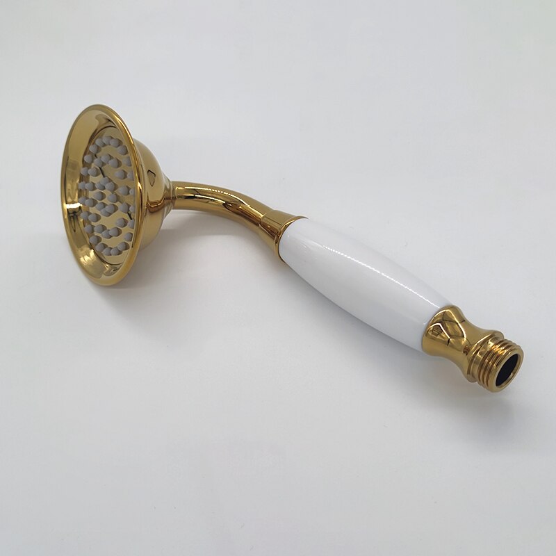 Stainless Steel Antique Brass Rose Gold Handheld Shower Luxury Bathroom Polished Matte Black Golden Hand Shower Head Replacement