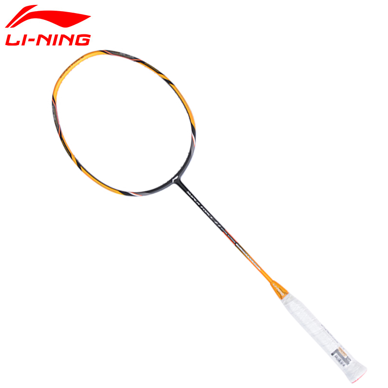 Li-Ning Super Force 27 Badminton Racket Single Racket Carbon Fiber li ning High Tensile Slim Shaft LiNing Rackets AYPM222 ZYF210
