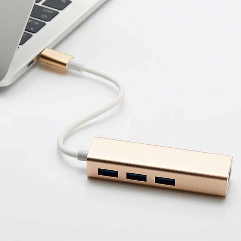 USB3.0 Gigabit Network Card with Hub USB to Rj45 Usb3.0 Wired Network Card Gigabit with 3.0Hub Free Drive