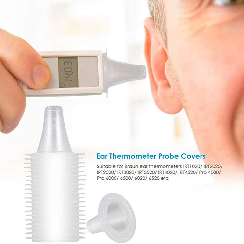 Universele Oorthermometer Oorbeschermers Pp Non-Contact Thermometer Oorbeschermers Infrarood Digitale Meting Apparaat