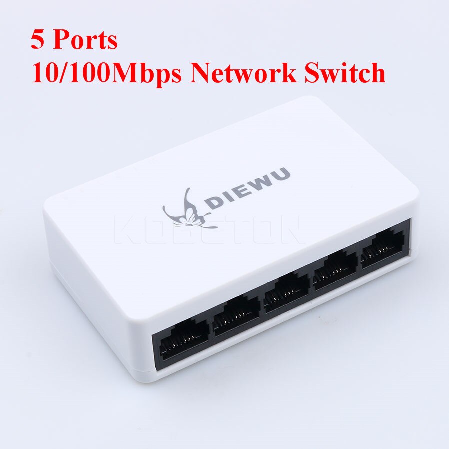 8 Hafen Lan Netzwerk Ethernet schalten Netzwerk Umschalter 5 Häfen Pro Netzwerk IP Kameras oder kabellos RJ45 Splitter