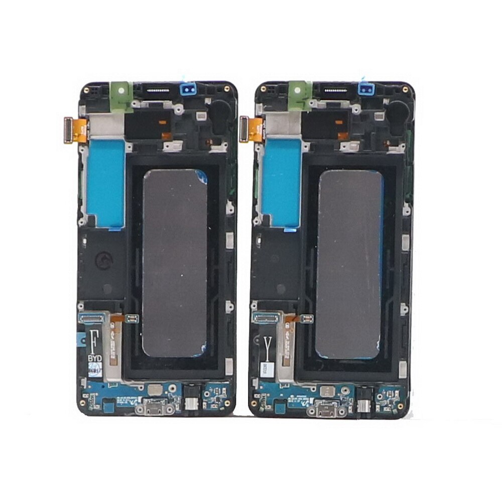 Pantalla LCD A510 de 5,2 pulgadas para Samsung Galaxy A5 A510 A510M SM-A510F pantalla táctil digitalizador montaje A510F con marco