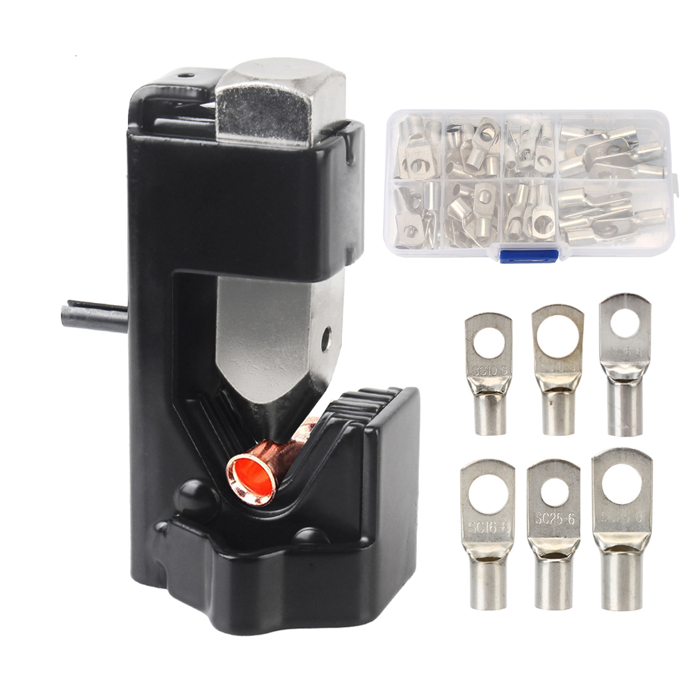 Car Batteries Terminals Crimp Pliers Wiring Crimping Tools Clips 60pcs Electrical SC Terminals RV Boat Accessories Universal