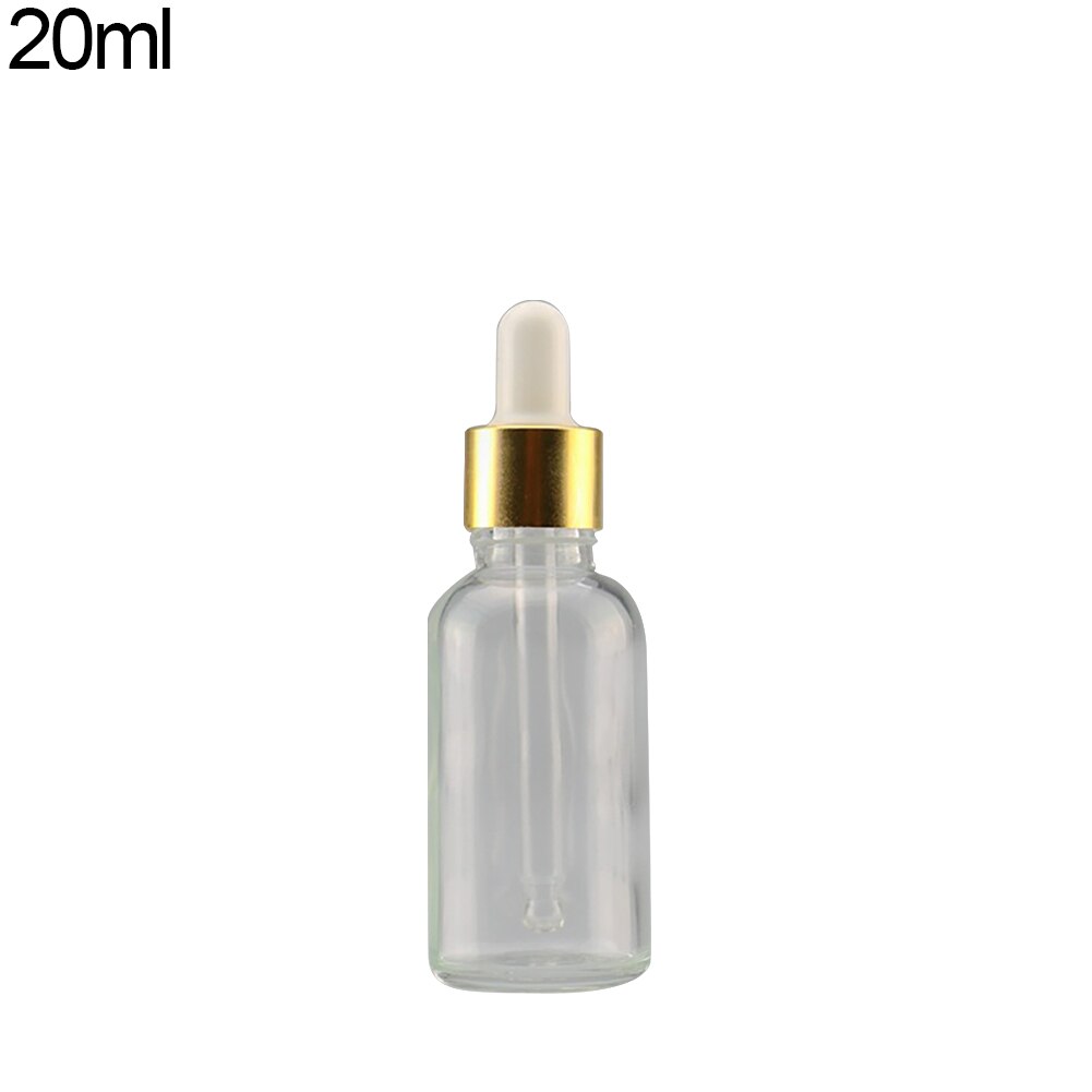 5/10/15/20/30/50/100ml Amber Glass Dropper Bottle Essential Oil Display Vials Small Serums Perfume Brown Sample Test Bottle: 20ML