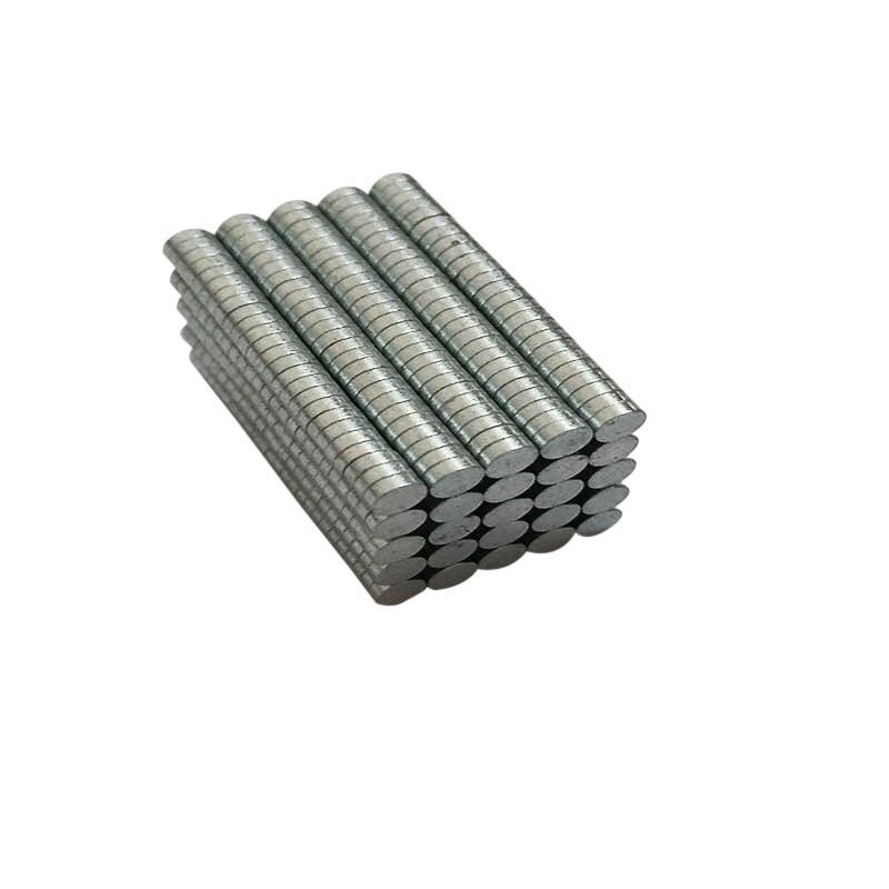 Runde ndfeb neodym disk magneter dia 3mm x 1mm n50 super kraftige stærk sjældne jordarter ndfeb magnet  sy2 100 stk/pak