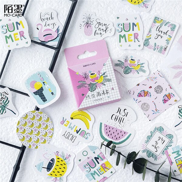 Pegatinas de copos de nieve de invierno Kawaii, adhesivos para portátil, pegatinas decorativas de paisaje para planificador diario, colección de recortes