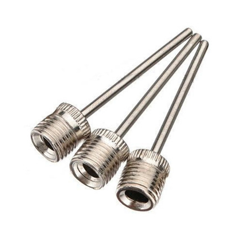 10 pieces sports ball inflation pump needle for football basketball soccer inflatable air valve adapter stainless steel air pump pin