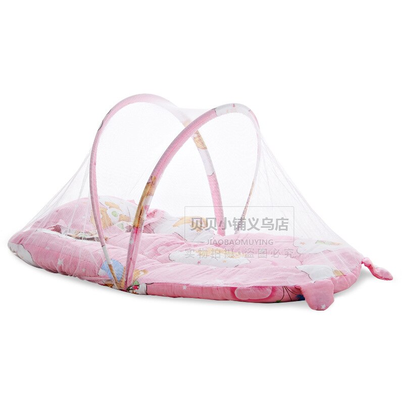 Babybedje Klamboe Pasgeboren Opvouwbare Klamboe Met Kussen Baby Wieg Luifel Kids Bed Tent Baby Decor Kamer