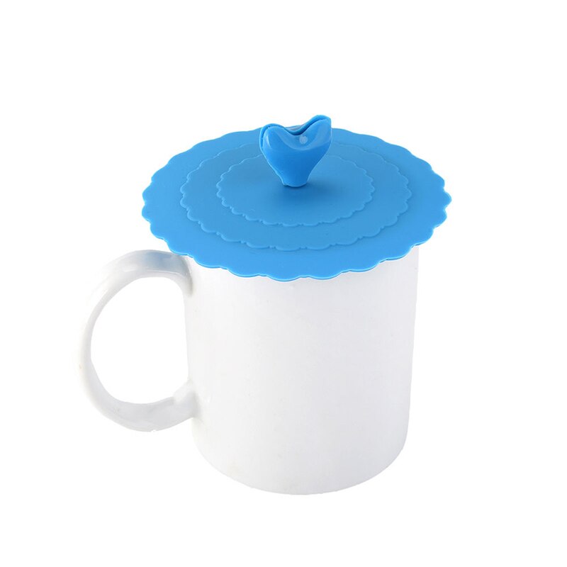 Couvercle de tasse en Silicone | En dentelle à motif de tasse, couvercle de bouteille, accessoires de cuisine pour le bureau à domicile, couvercles de tasses portables, perle offre spéciale 1 pièce: 15