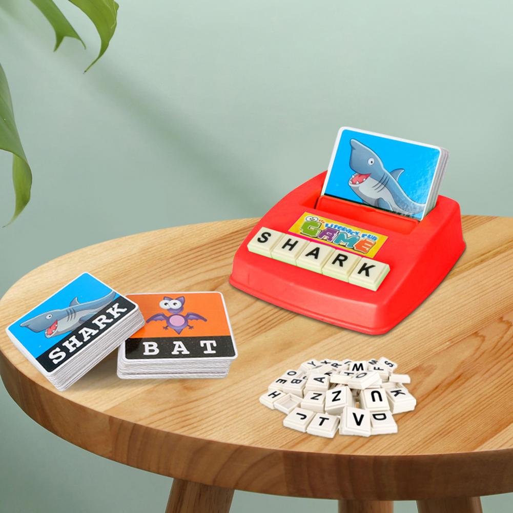1 Set Useful Safe to Use Alphabet Spelling Game Interactive Hand-eye Coordination Word Party Educational Spelling Games