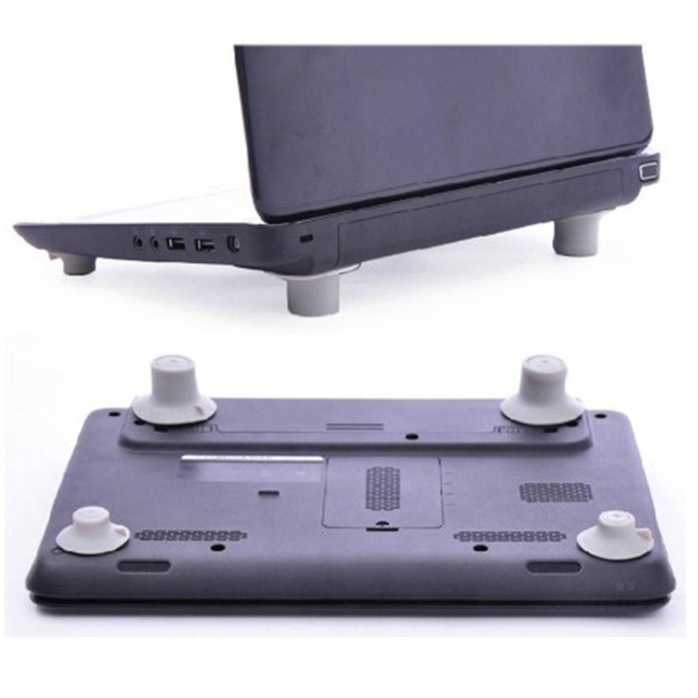 4 Pcs/lot Notebook Accessory Laptop Heat Reduction Pad Cooling Feet Stand Holder Desk Set Stationery Office Accessories Supplies