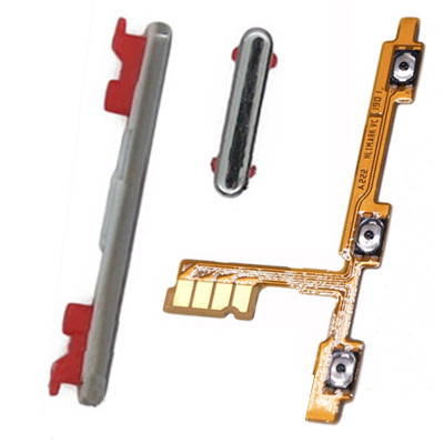 Power Volume Button Flex For Huawei P30 Lite Original Phone Housing External On Off Side Key Cable Nova 4e: WHITE