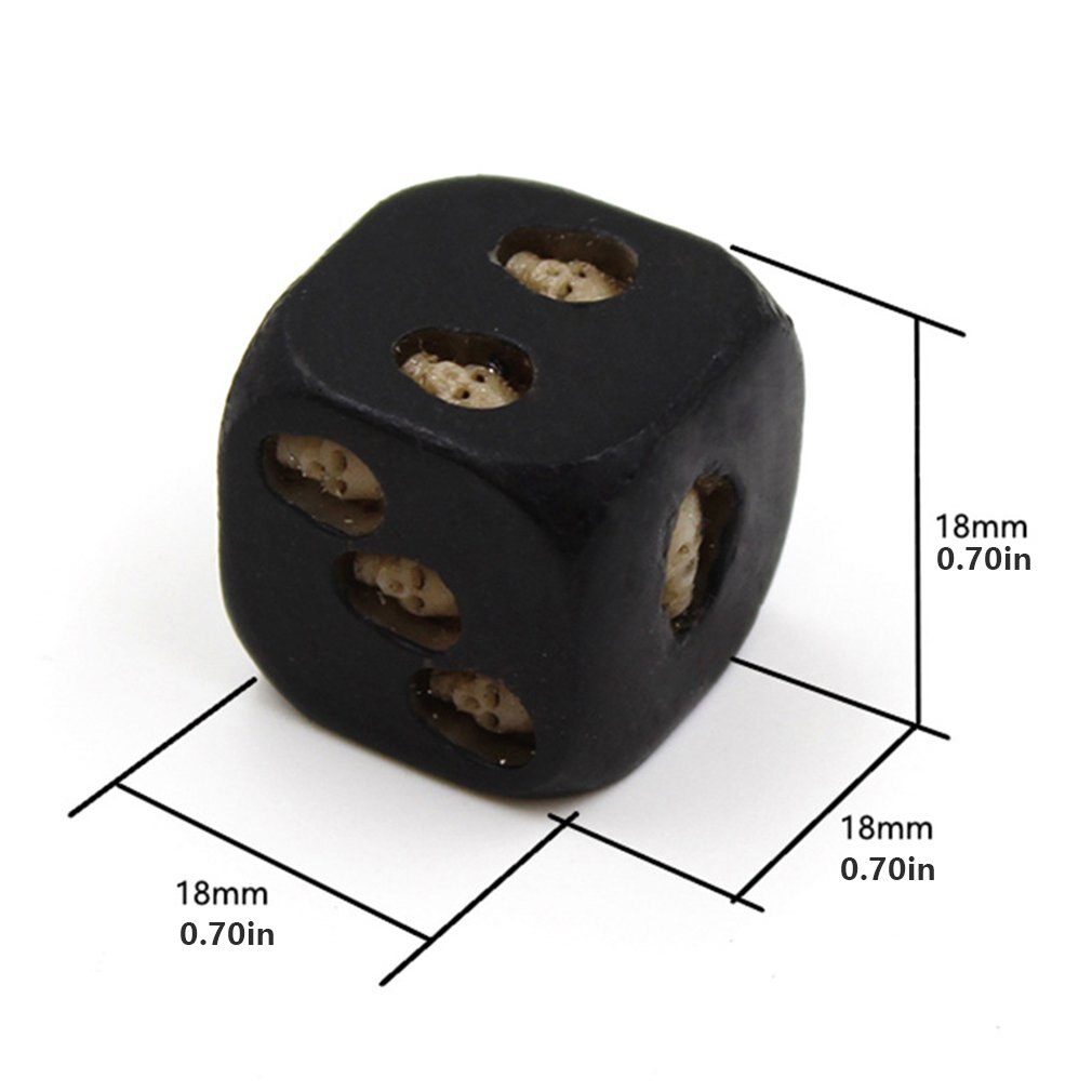 Skull Bones Dice Six Sided Skeleton Dice Club Pub Party Game Toys Resin Dice For Children Adults