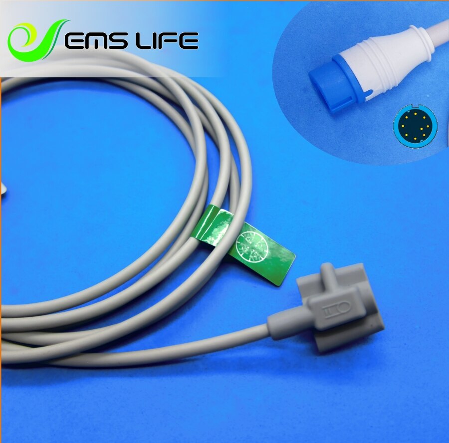 Lange Kabel Awt Volwassen Vinger Clip Spo2 Sensor Voor Biolight A8, A9 Digitale Serie: Neonate silicone