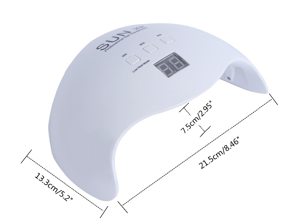 48W Zon X9 Uv Led Lamp Nagel Droger Voor Gel Polish Uitharding Met Timer 30 S/60 S /99 S Smart Nail Machine Nail Art Gereedschap 100-240V