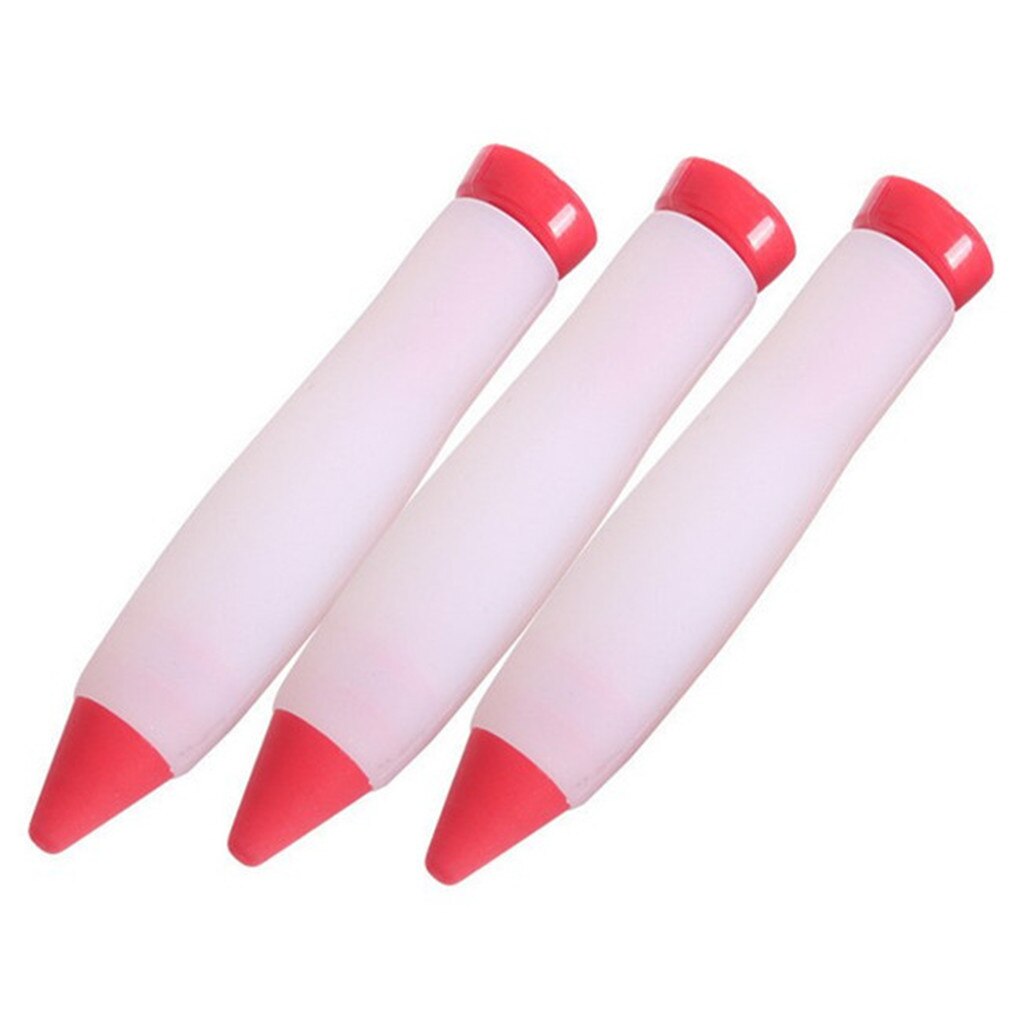 Bolígrafo de silicona para pasteles, jeringa de escritura para glaseado, herramienta de decoración para hornear, boquillas de pastelería para manga pastelera, accesorios de cocina