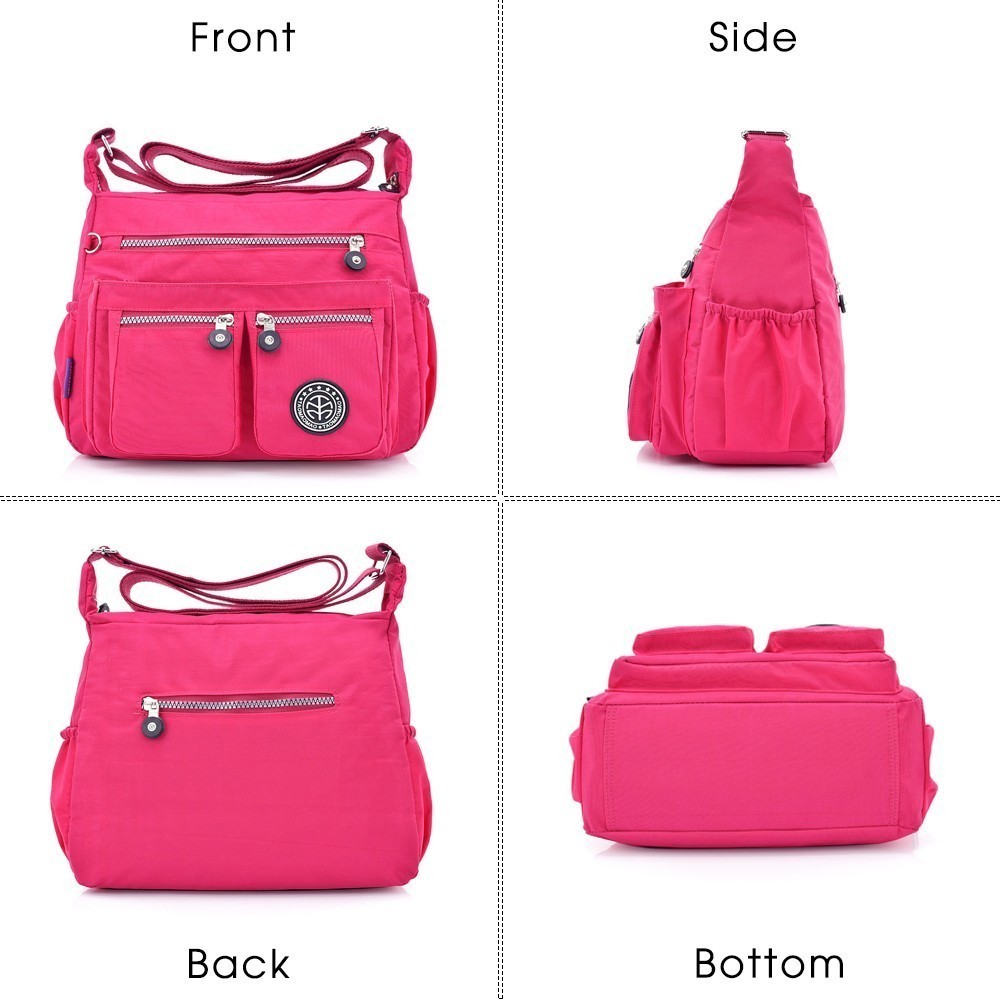 Herald Mode Waterdichte Nylon Vrouwen Messenger Bags Carteira Vintage Zwervers Dames Handtas Vrouwelijke Crossbody Tassen Schoudertassen