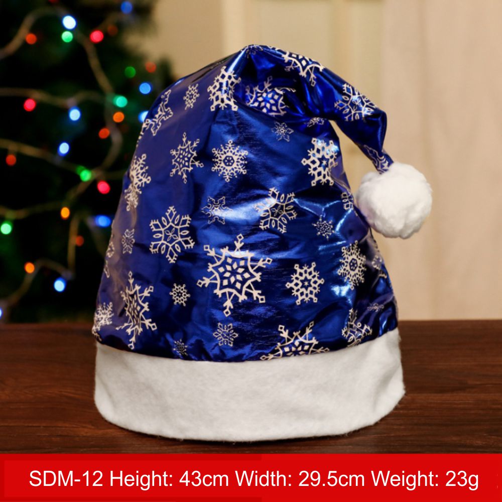 Kerst hoed Kerst kinderen adult Snowman gewei modellering avond cap: 12