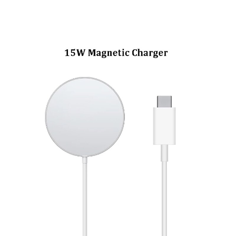 Magnetische 15w draadloze oplader, snel draagbaar opladen voor telefoon 12 mini 12 pro max 12 type-c, snelle 20w us eu uk stekkerlader