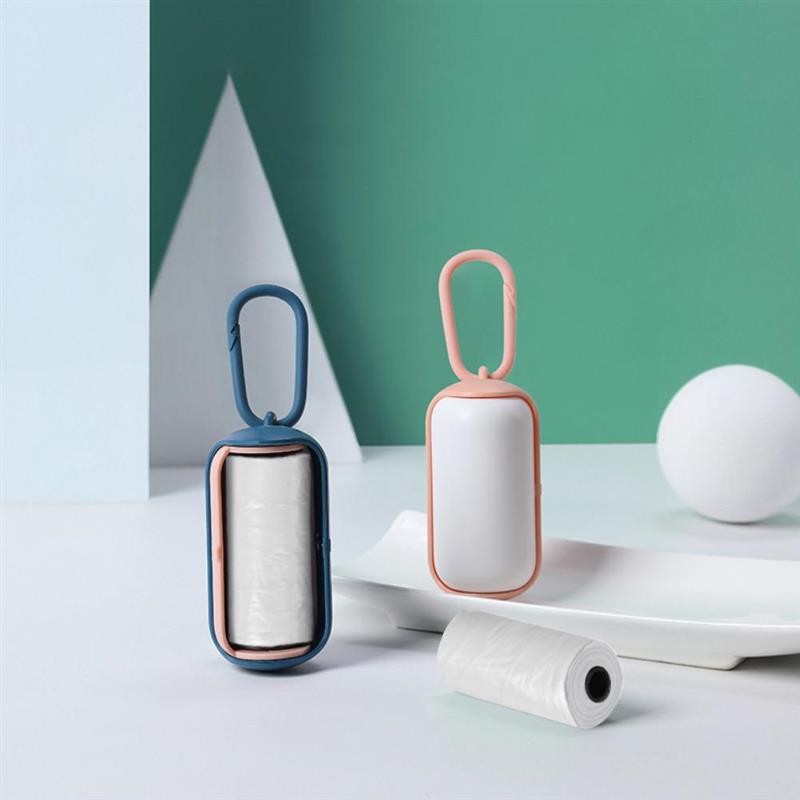 distributore per Toilette per cani distributore per cani cacca sacchetti per raccolta cestino cucciolo sacchetti per rifiuti distributore per sacchetti di immondizia per cani portatile per animali domestici viaggi