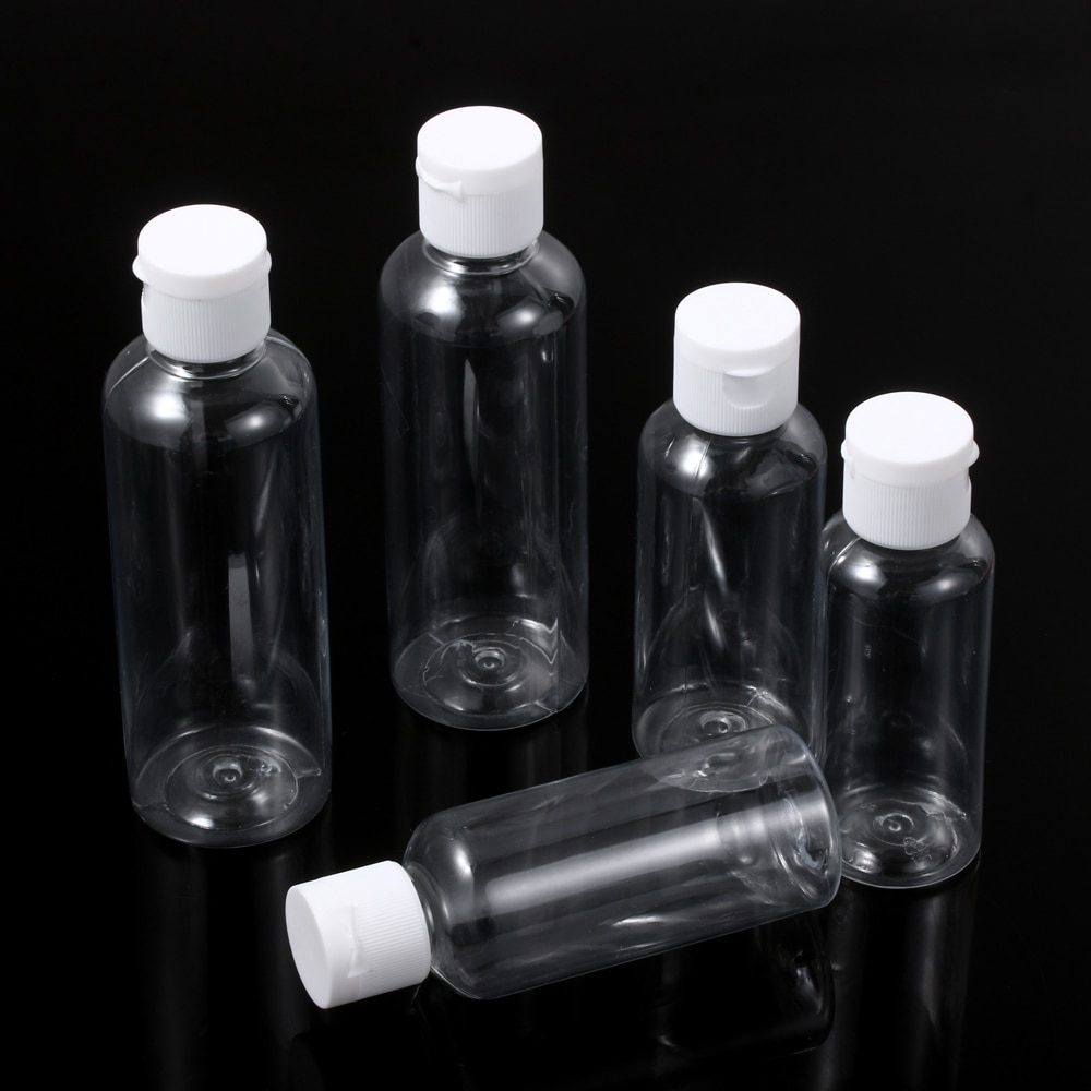 50/60/100ML Lege Squeeze Jar Multifunctionele Make Container Fles Plastic Reizen Clear Lege Bespaar Ruimte Hervulbare flessen