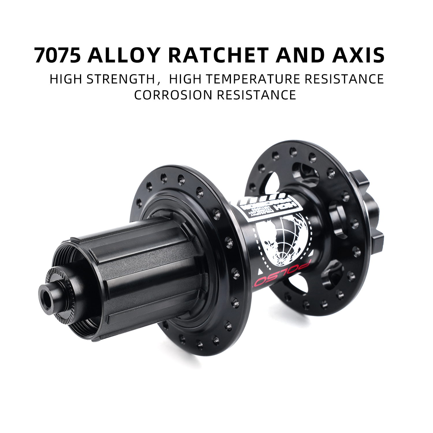 POLSO MTB Hub QR 32H 36H 7 Bearings 120 Clicks 100x15mm 142x12mm Boost 8 9 10 11 12 Speeds Disc Brake Bicycle Hubs