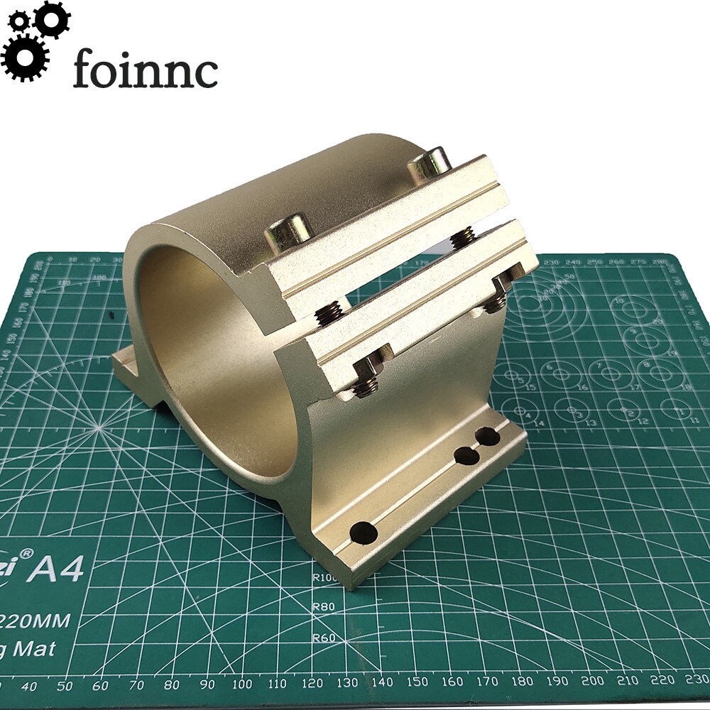 80Mm Cnc Spindel Armatuur Montagebeugel Cnc Spindel Motor Armatuur 0.8KW 1.5KW Frees Graveermachine Spindel