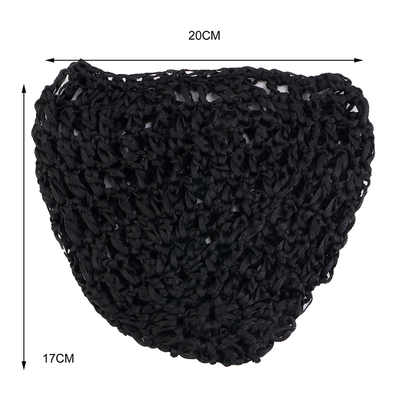 Nueva redecilla de punto suave para el cabello, gorro de redecilla de punto de rayón, gorro para el cuidado del cabello, cubierta nocturna para dormir de ganchillo, turbantes, accesorios de herramientas de estilismo