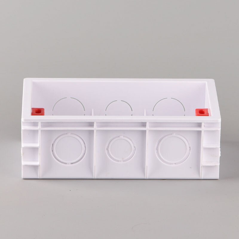 146 Type Wall Switch Socket Junction Box PVC Concealed Bottom Box Wire Plastic Cases