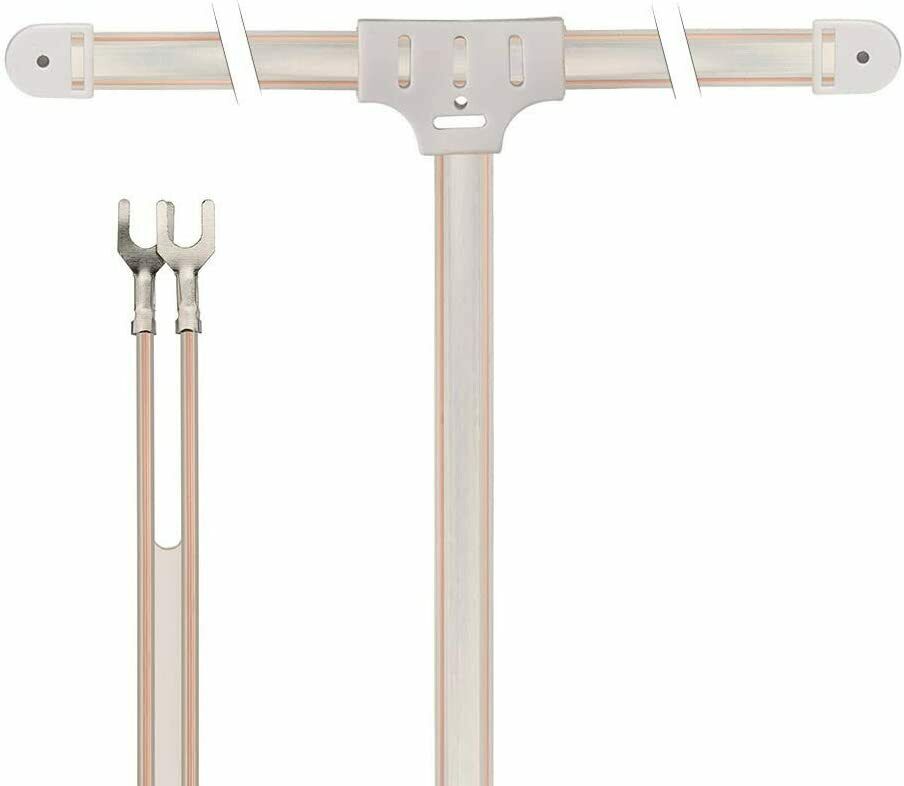 Antenne dipôle FM 300ohm avec fil nu à 2 broches, double fil pour récepteur Audio et vidéo Bose AV, pour Home cinéma et Tuner TV