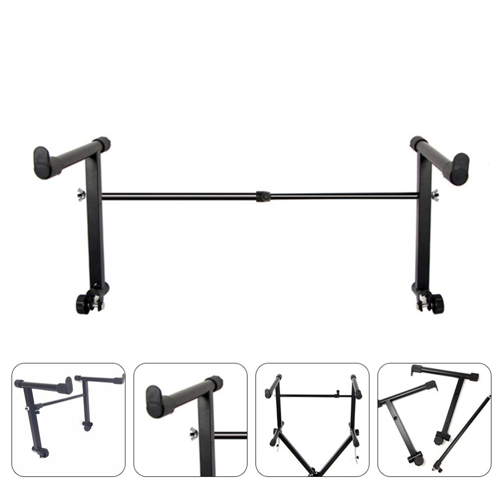 Soporte Universal para teclado eléctrico, estante para teclado de Piano (negro): Default Title
