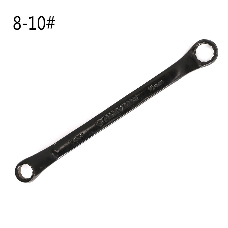 Double Box End Offset Wrench Ratcheting Dual Head Handle Spanner 5.5x7-22x24: 8and10