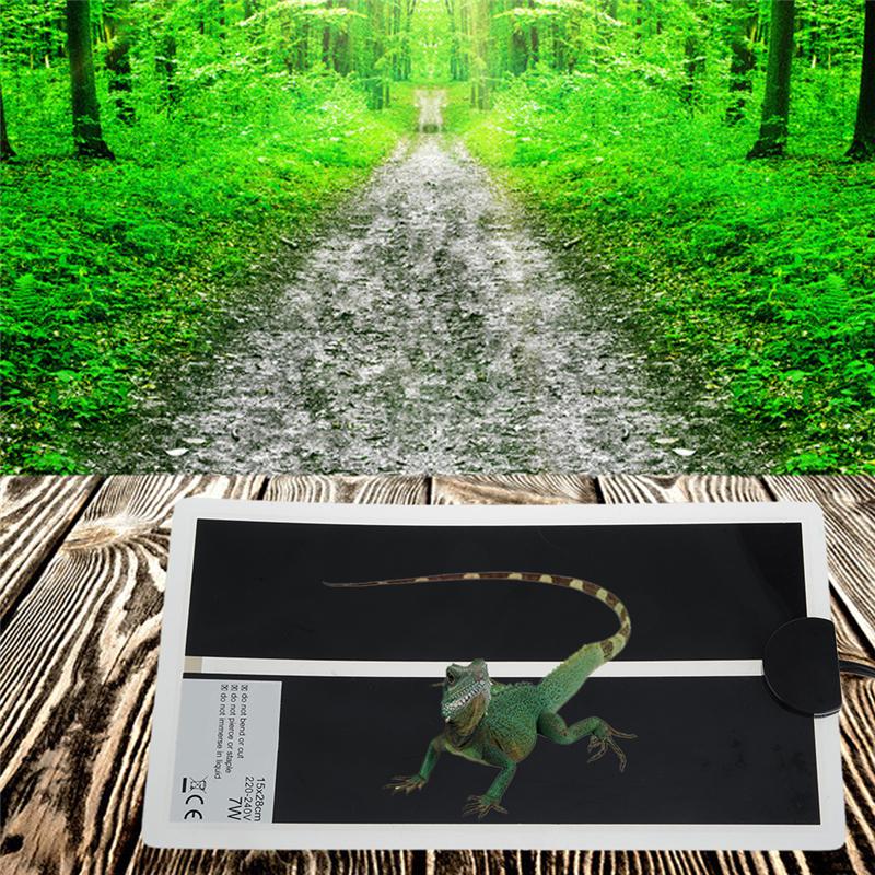 5-14W Terrarium Reptiles Heat Mat Climbing Pet Heating Warm Pads Adjustable Temperature Controller Mats Reptiles Supplies