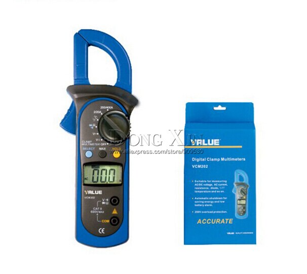 Digital clamp multimeters VCM-202 used in refrigeration