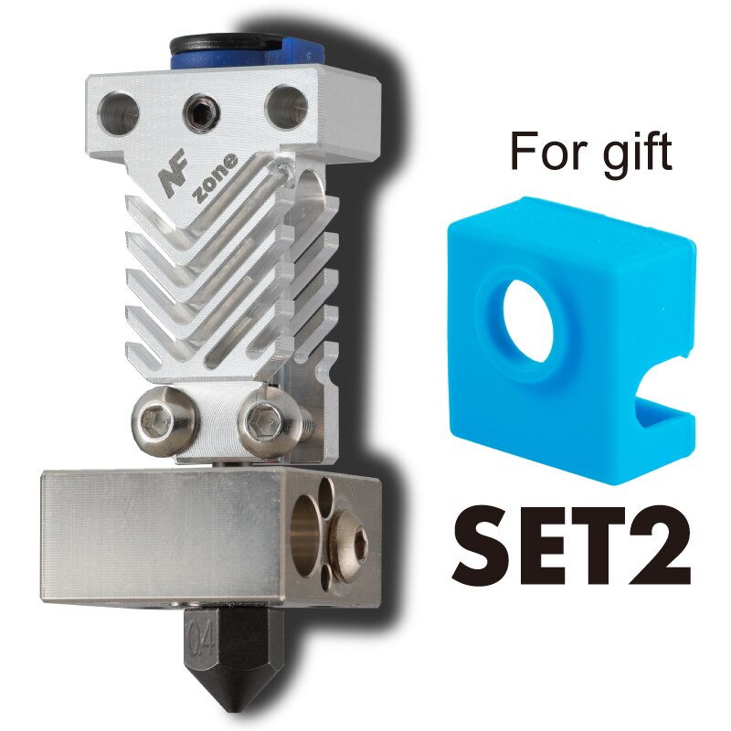 Mellow NF Zone-CR10 Hotend Extruder Kit Aerospace Materials For Creality Ender 3 Micro Swiss MK8 Nozzle 3D Printer Parts: None / Set 2