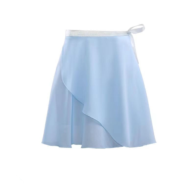 Adulte mousseline de soie ballet tutu danse jupe femmes filles gymnastique jupe portefeuille formation ballet jupes falskirts ballet ballet danse fa