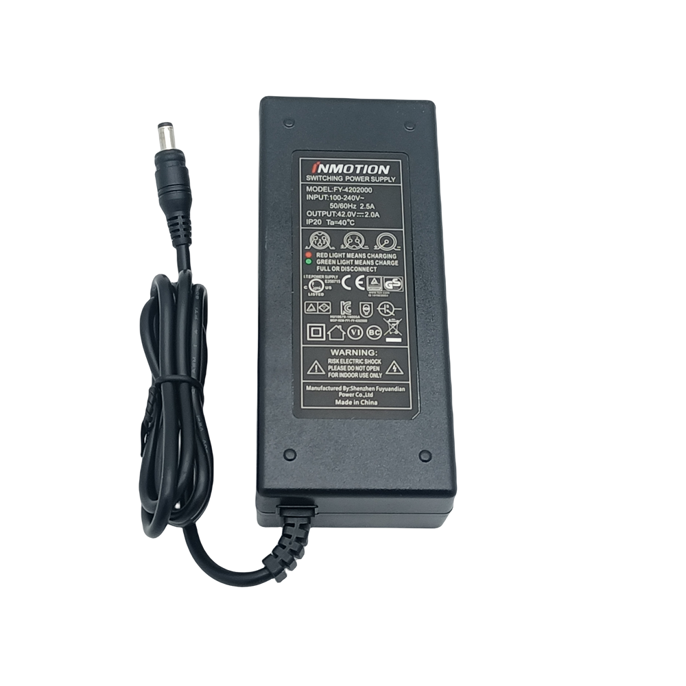 Cargador de batería Original para bicicleta eléctrica, piezas de repuesto para Inmotion P1, P1F, P1D, P2, L8, patinete, 42V, 2.0A